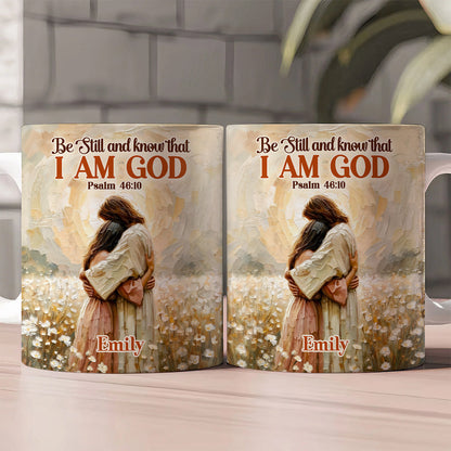 Be Still And Know That I Am God - Personalized Ceramic Coffee Mug