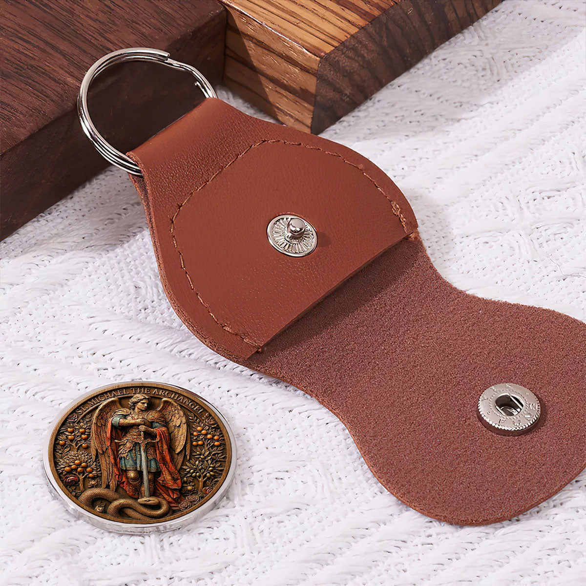 St. Michael The Archangel - Personalized Pocket Hug Keepsake