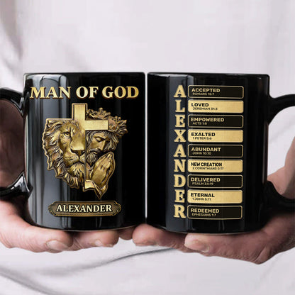 Man Of God Inspiration - Personalized Ceramic Coffee Mug