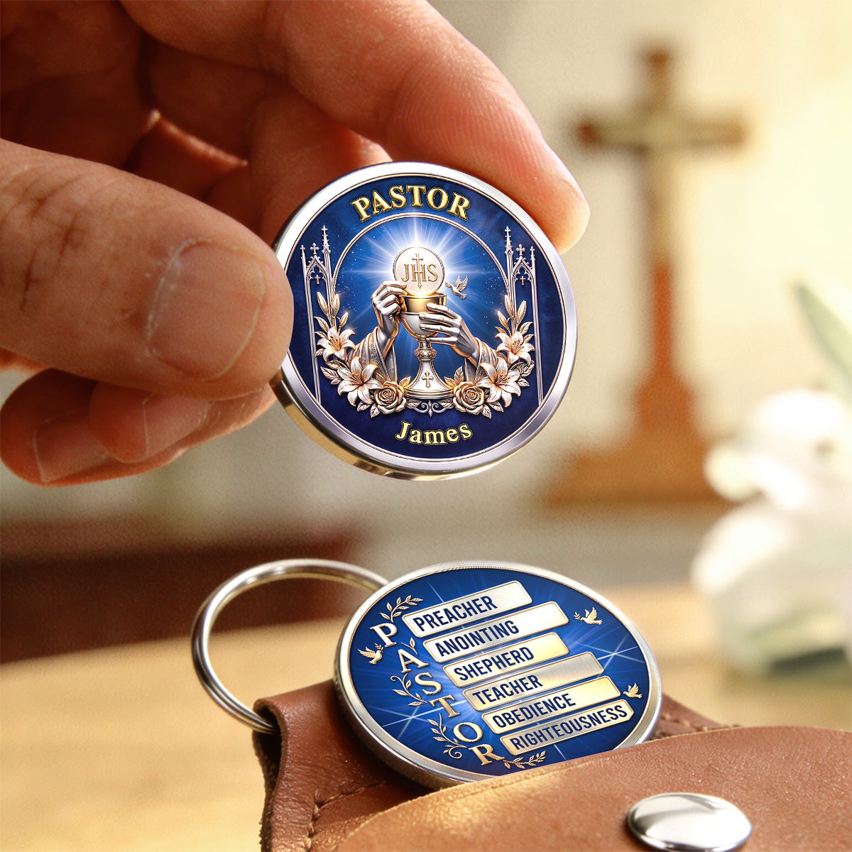 A Pastor Who Leads With Grace - Personalized Keepsake