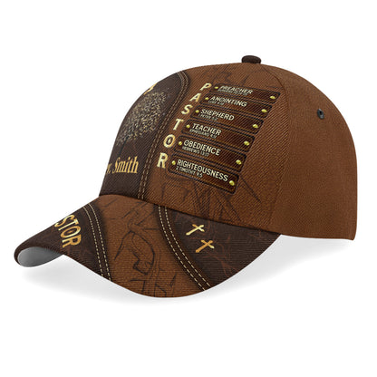 Personalized Classic Cap for Pastors - Custom Hat