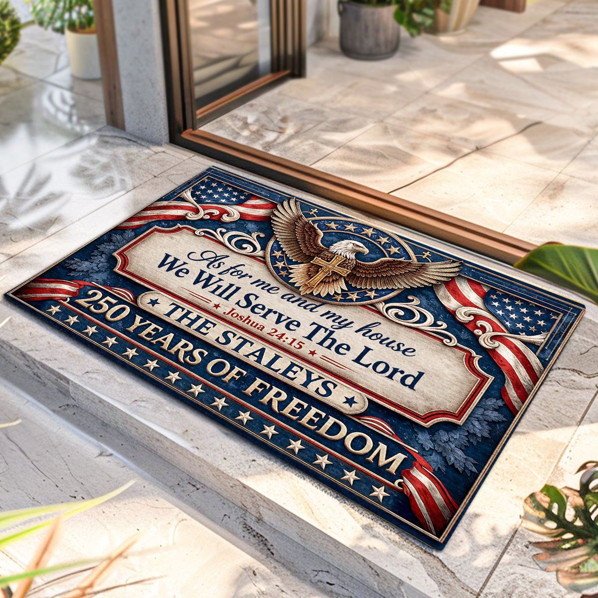Faith-Based - Personalized Doormat for Home GDMJS10014