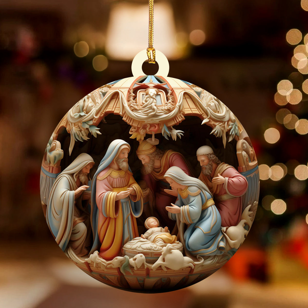 Birth of Christ - Acrylic Ornament GOJS10020