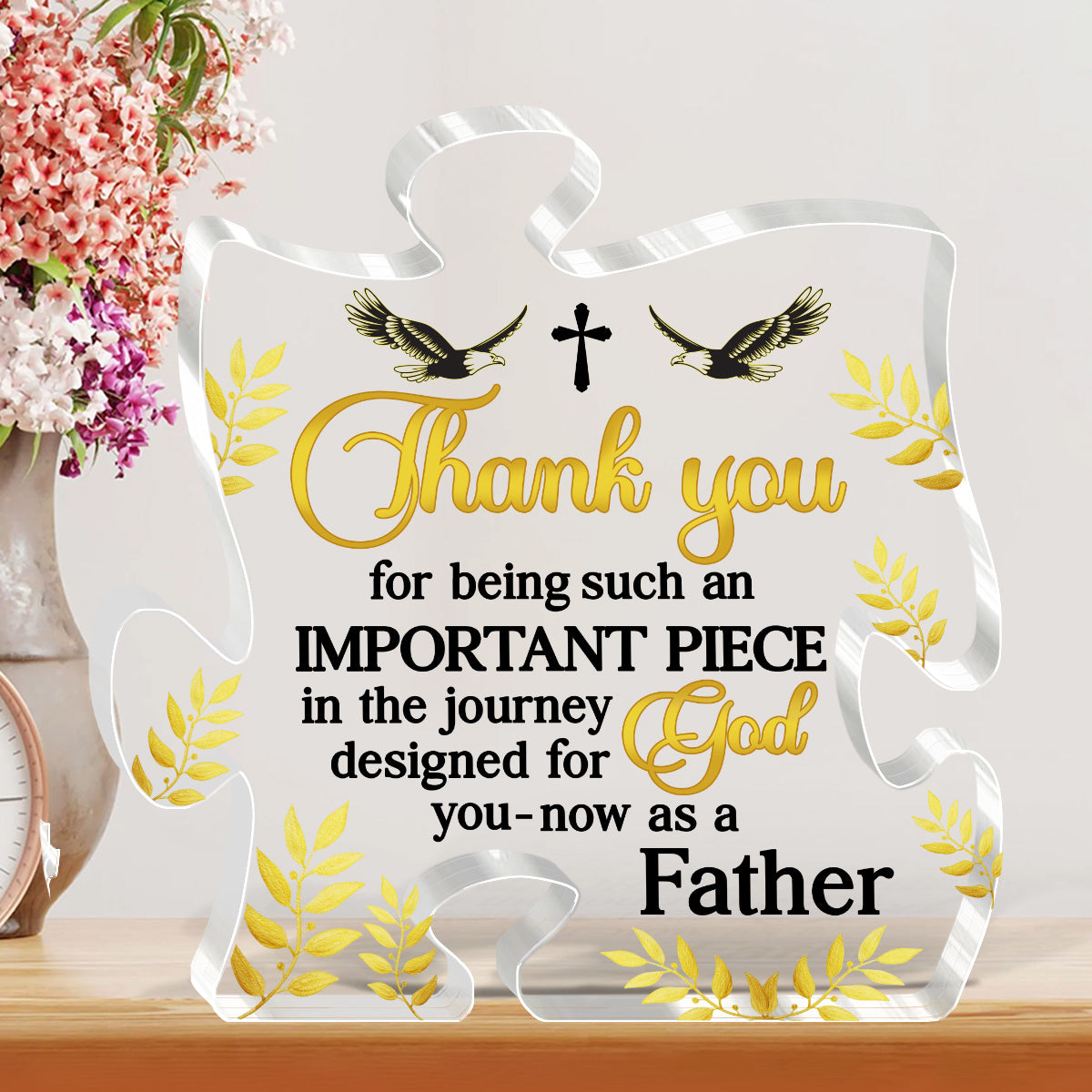 Thank You For Being Such An Important Piece - Personalized Acrylic Plaque GAPJS10263