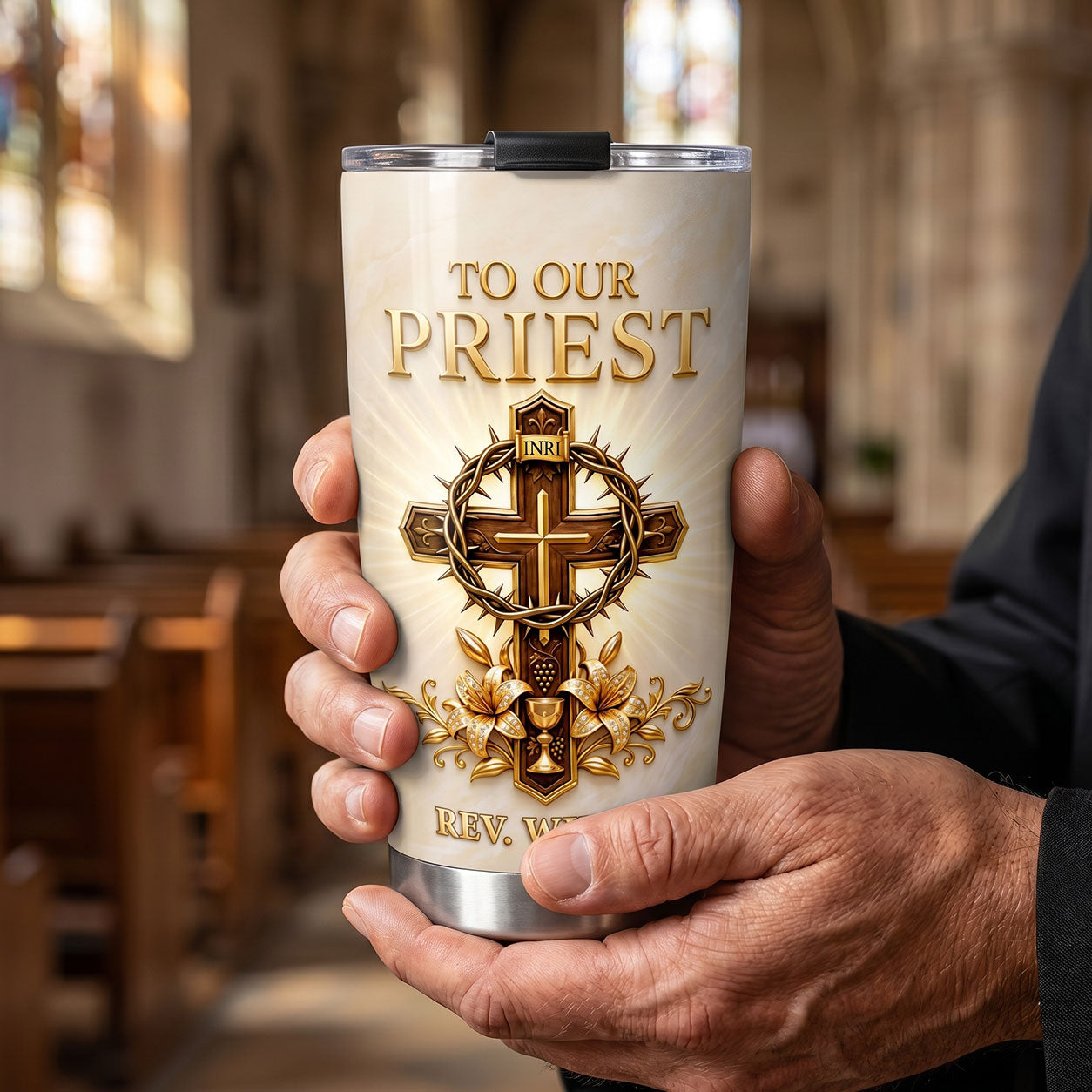Faithful Shepherd - Personalized Tumbler