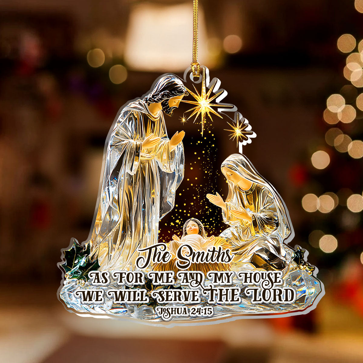 Christian Faith - Personalized Acrylic Ornament GOJS10052