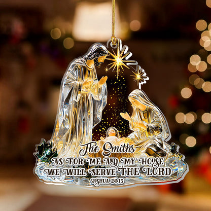 Christian Faith - Personalized Acrylic Ornament GOJS10052