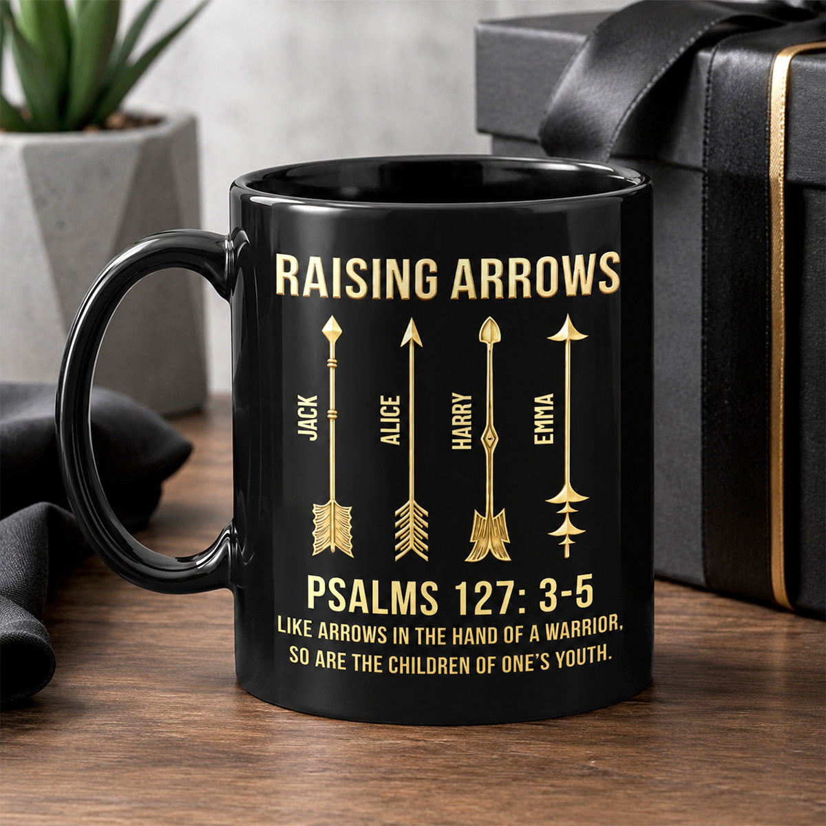 Raising Arrows - Personalized Coffee Mug for Dad