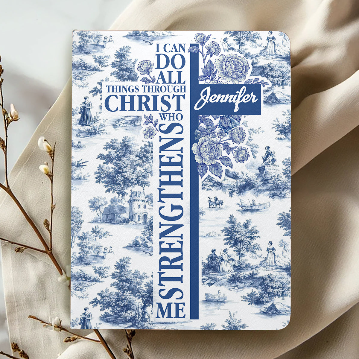 Philippians 4:13 Gift for Women - Personalized Notebook GMJSNB200056