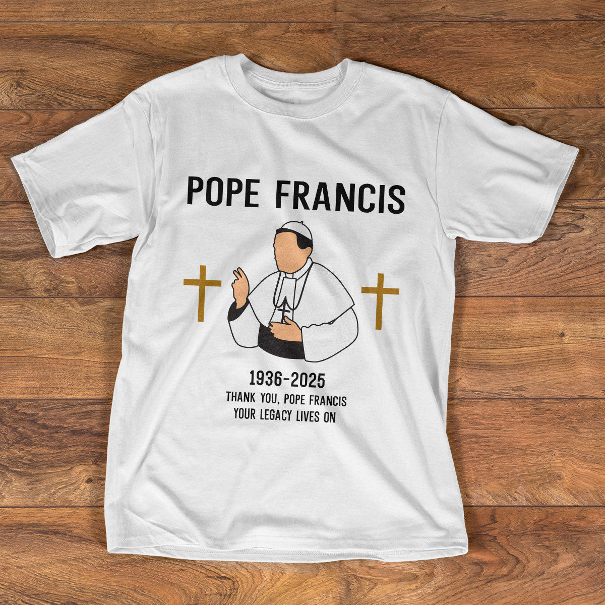Thank You Pope Francis - 2D Unisex T-shirt GMJSTS200071