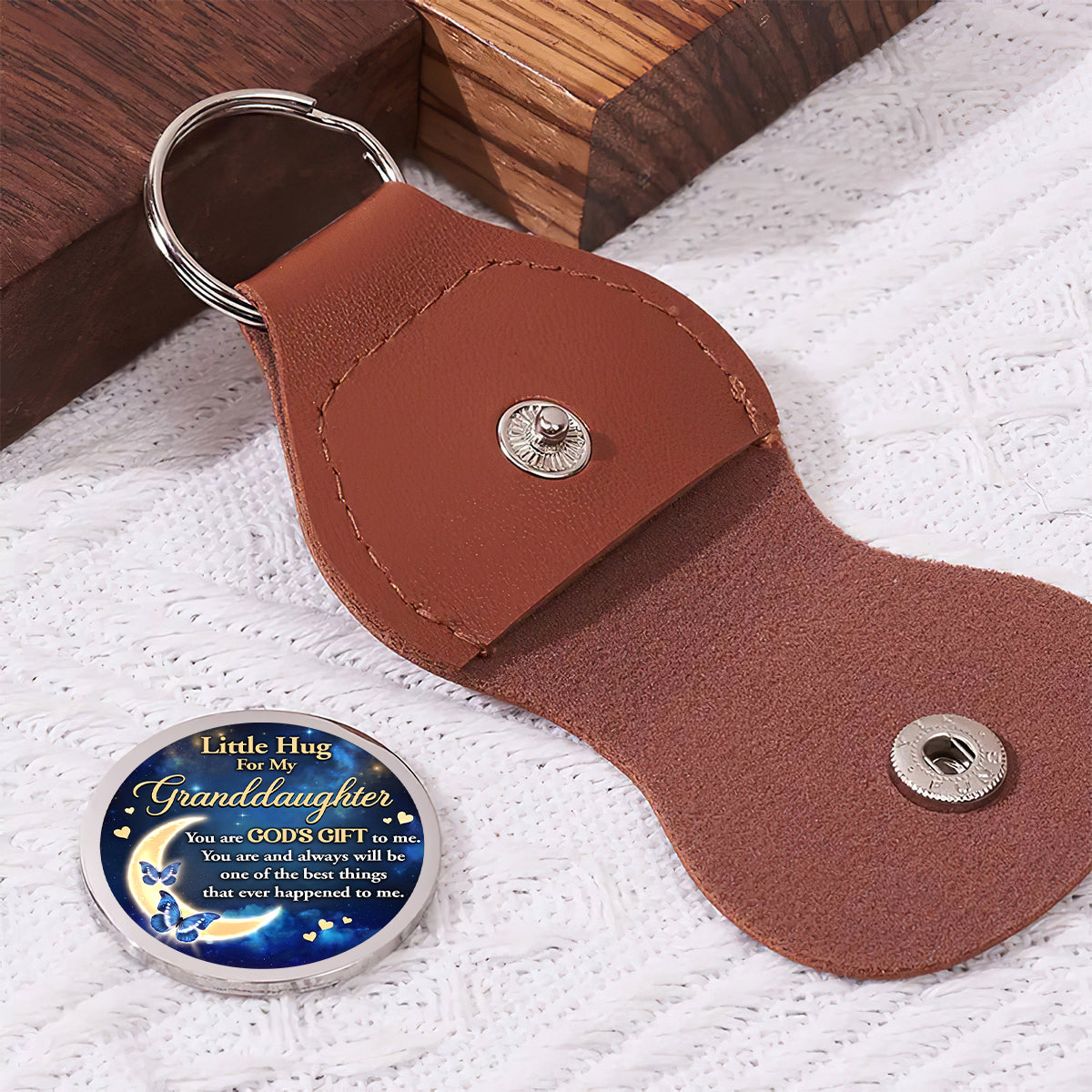 Endless Love In Every Hug - Personalized Pocket Hug - Keepsake for Granddaughter