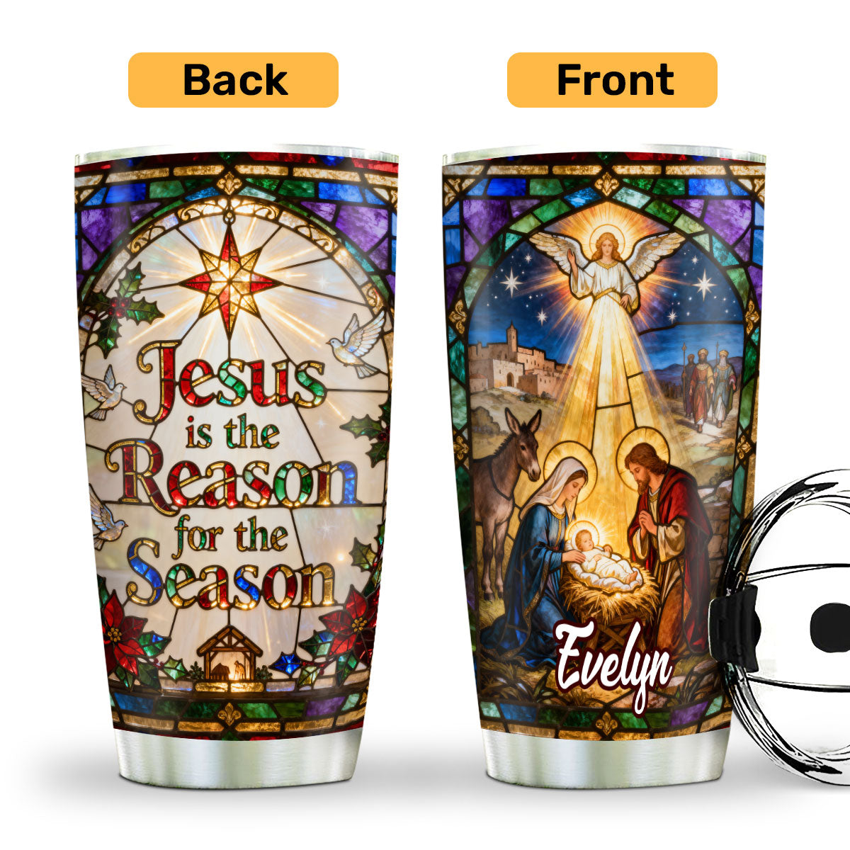 Jesus Is The Reason For The Season - Stainless Steel Tumbler
