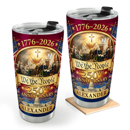We The People - Personalized Stainless Steel Tumbler