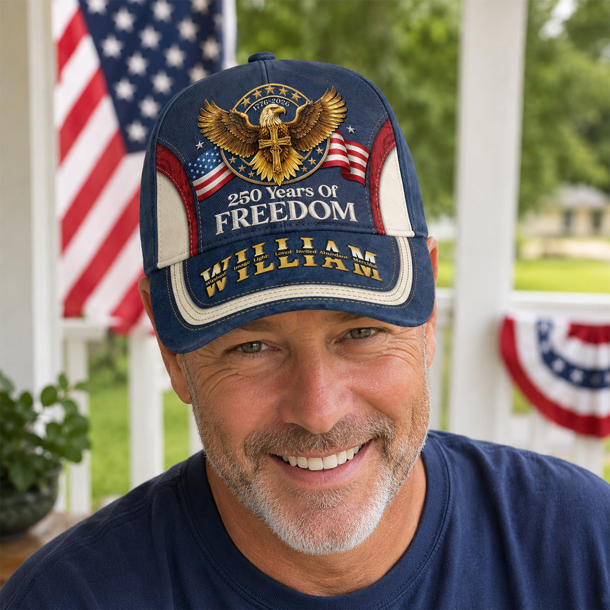 Patriotic Independence Day - Personalized Classic Cap for Him