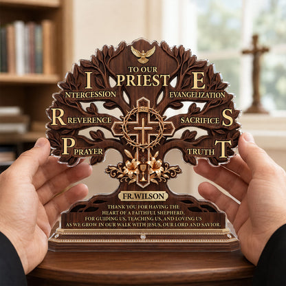 Heart of a Faithful Shepherd - Custom Acrylic Plaque GAPJS10030