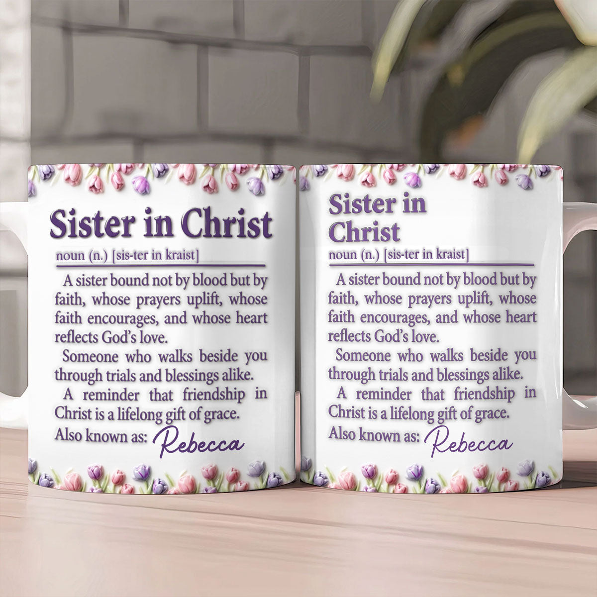 Faith-Inspired - Personalized Ceramic Coffee Mug