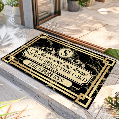 Bible Verse - Personalized Doormat for Christian Home GDMJS10036