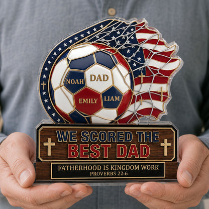Best Dad - Personalized Acrylic Plaque for Him GAPJS10033