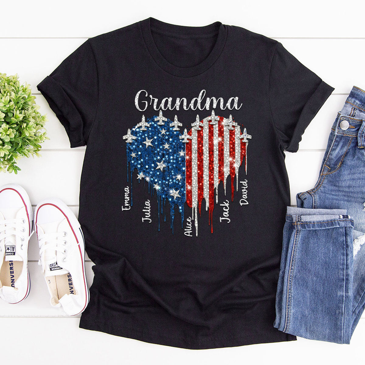 Independence Heart - Personalized Unisex T-Shirt GMJSTS200036