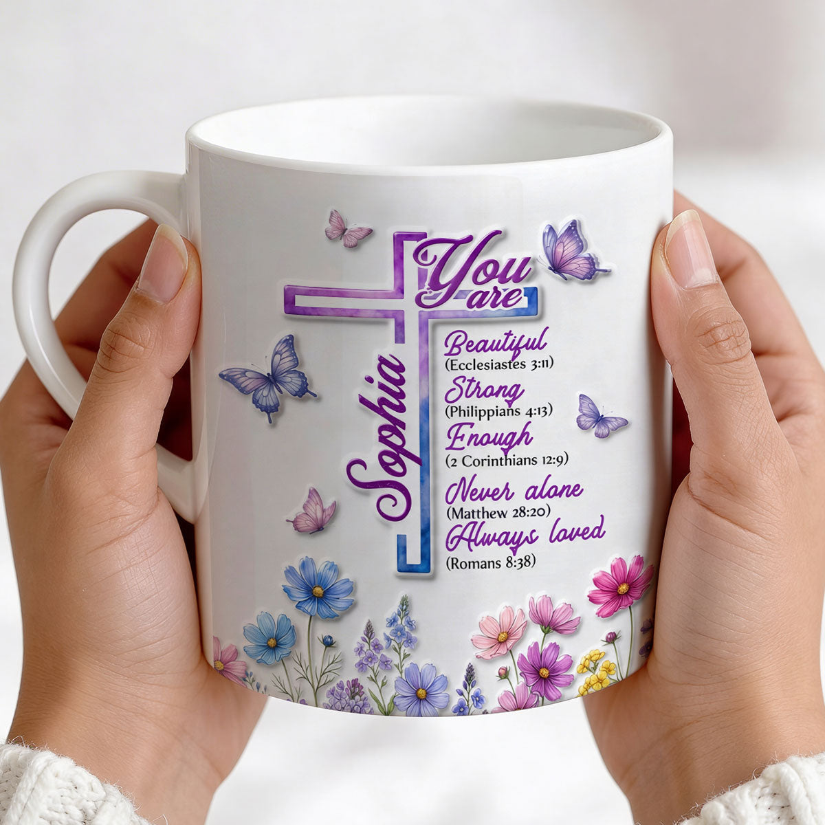 You Are Loved Always Enough - Personalized Ceramic Coffee Mug