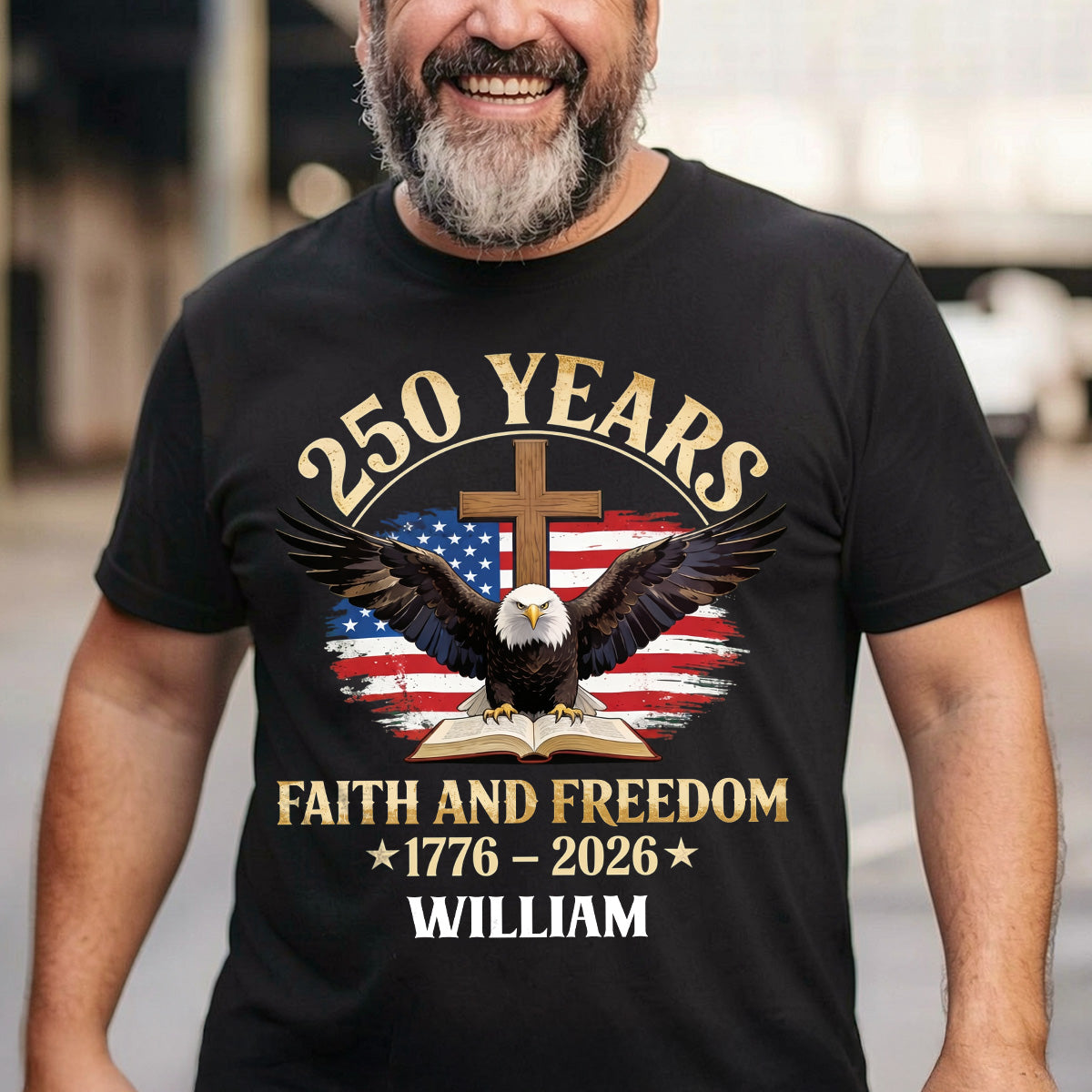 Faith And Freedom - Personalized 2D Unisex T-shirt GMJSTS200031