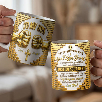 Just Do Your Best - Personalized Ceramic Coffee Mug