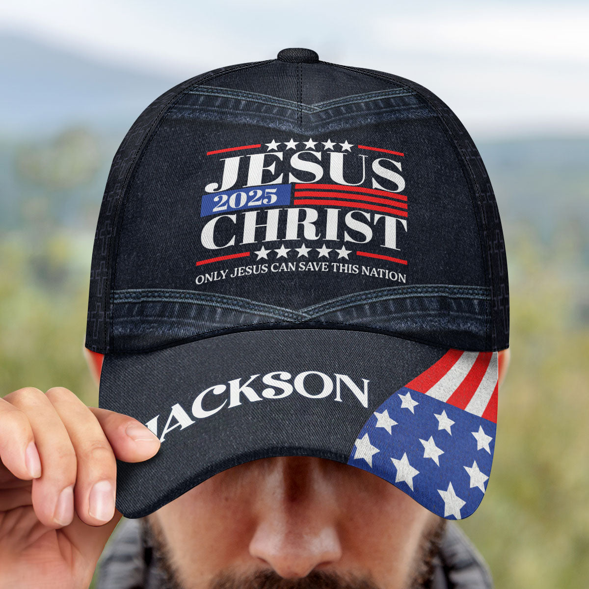 Jesus 2025 - Personalized Classic Cap - Faith Christian Gift for Him