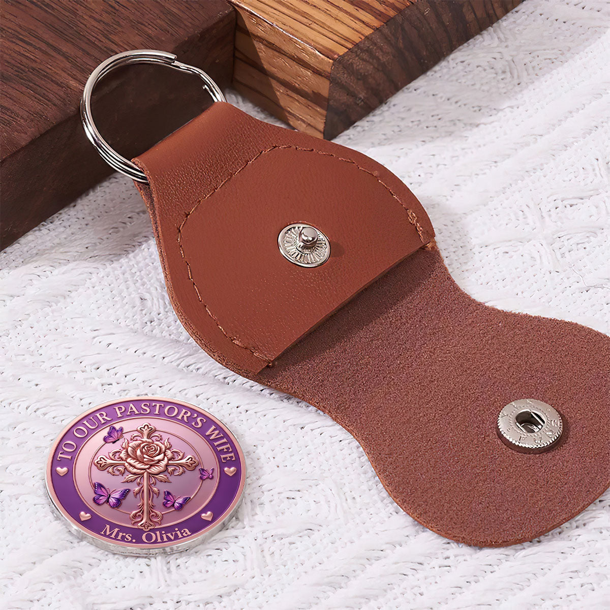 Faith and Strength - Personalized Christian Keepsake for Her