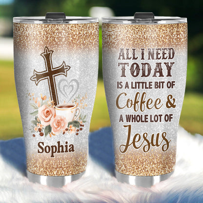 Faith Quote - Personalized Stainless Steel Tumbler