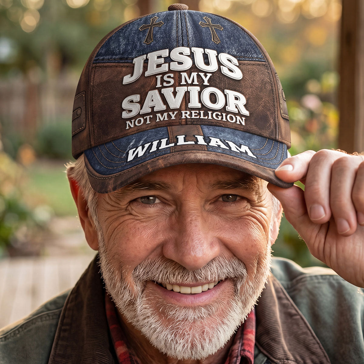 Jesus Is My Savior - Personalized Classic Cap - Christian Faith