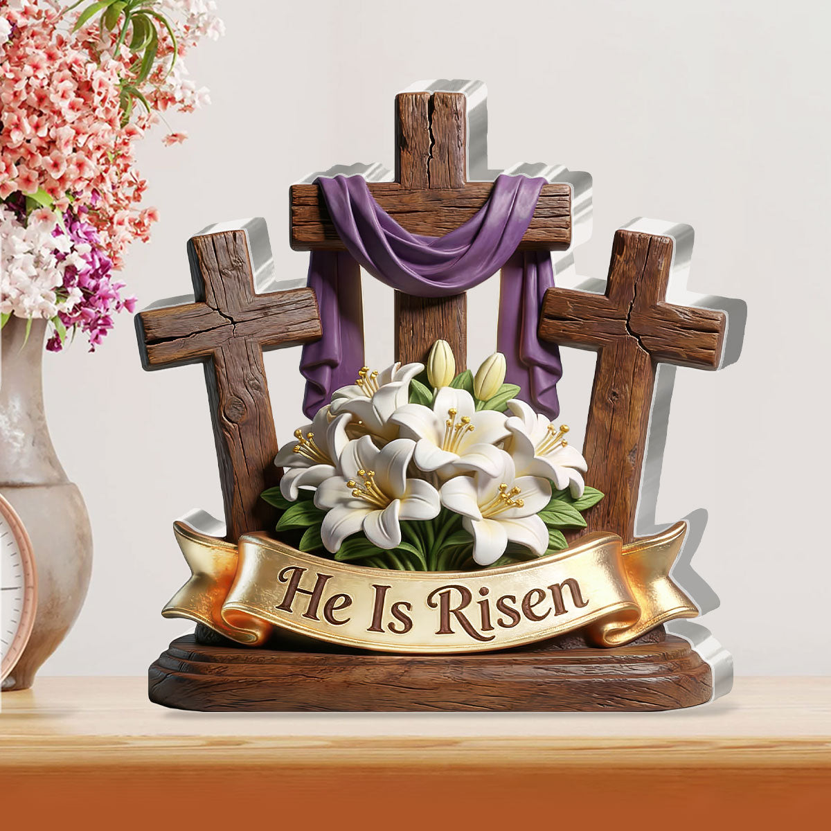 Victory Of The Risen King - Custom Shaped Acrylic Plaque GAPJS10121
