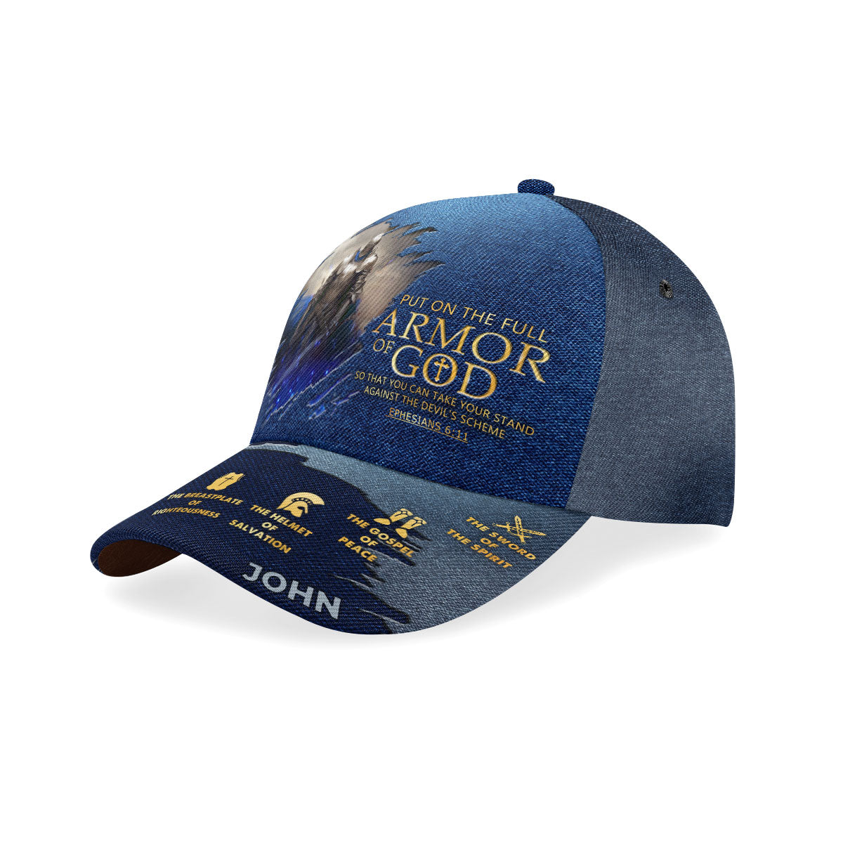 Armor Of God - Personalized Classic Cap - Christian Gift for Men