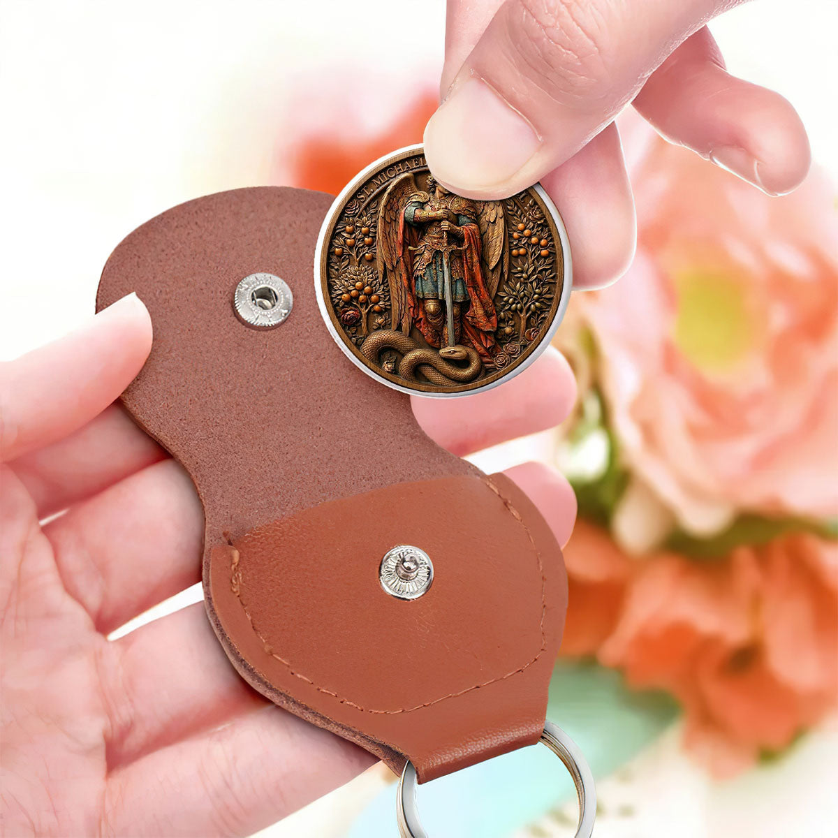 St. Michael The Archangel - Personalized Pocket Hug Keepsake