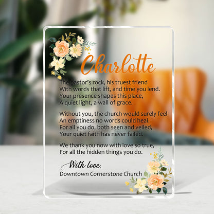 Love Scripture - Personalized Acrylic Plaque GAPJS10219