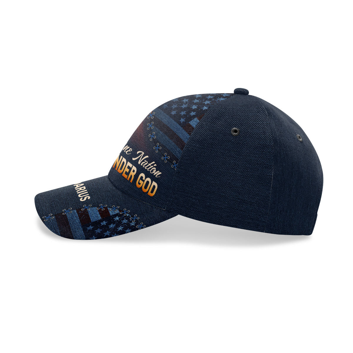 One Nation Under God - Personalized Classic Cap - Gift For Men