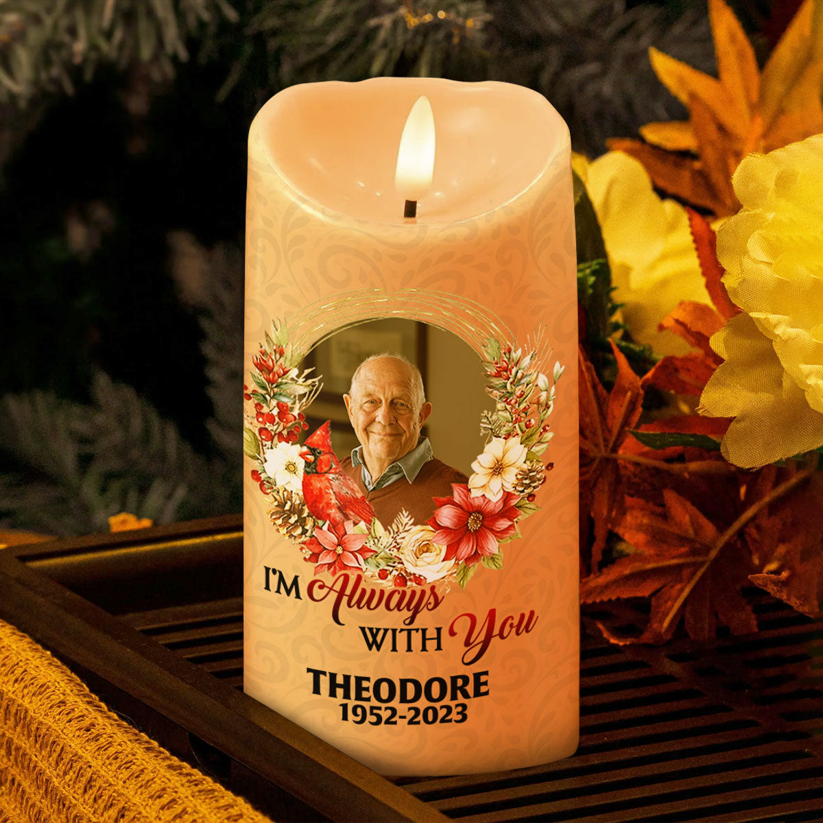 In Loving Memory - Personalized Memorial Candle