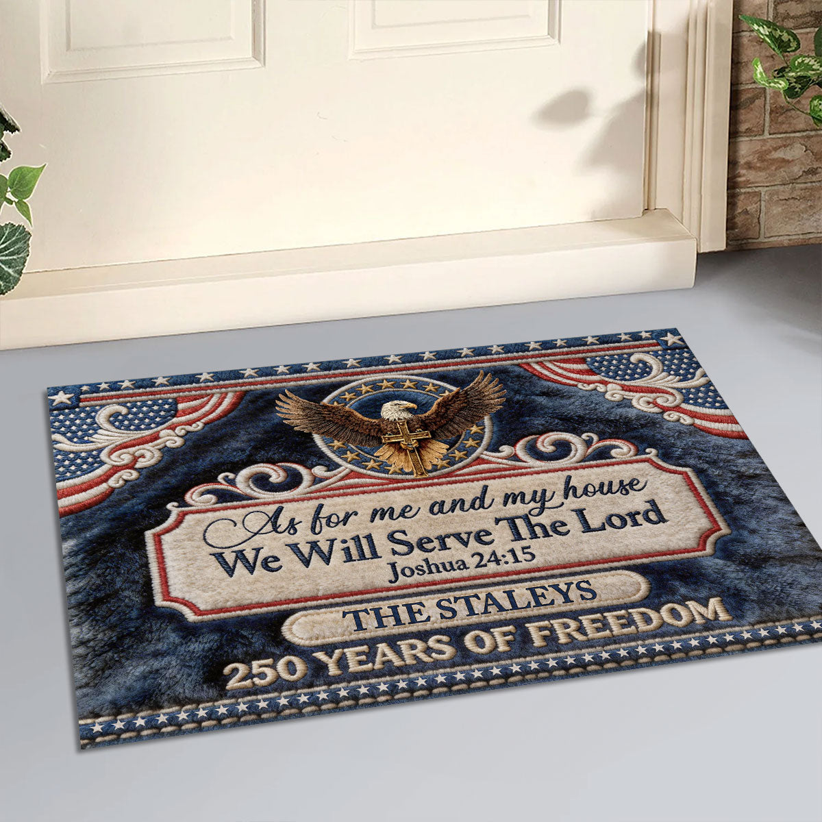 Bible Verse - Personalized Doormat for Home Decor