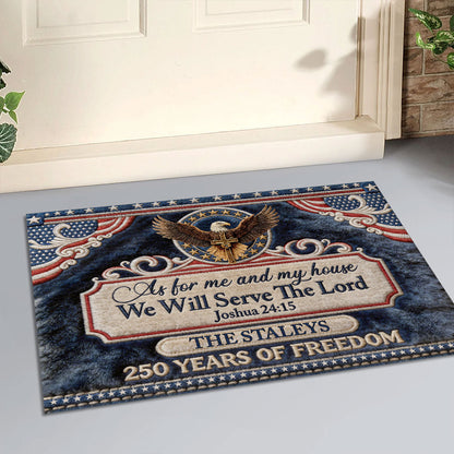 Bible Verse - Personalized Doormat for Home Decor