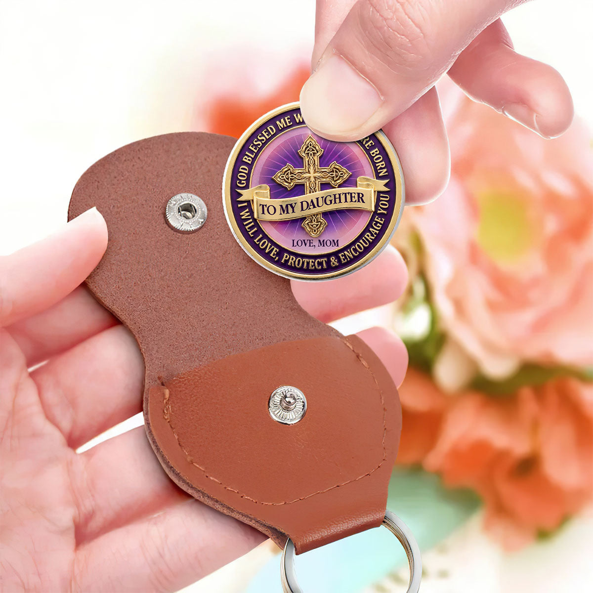 To My Daughter - Personalized Pocket Hug Keepsake