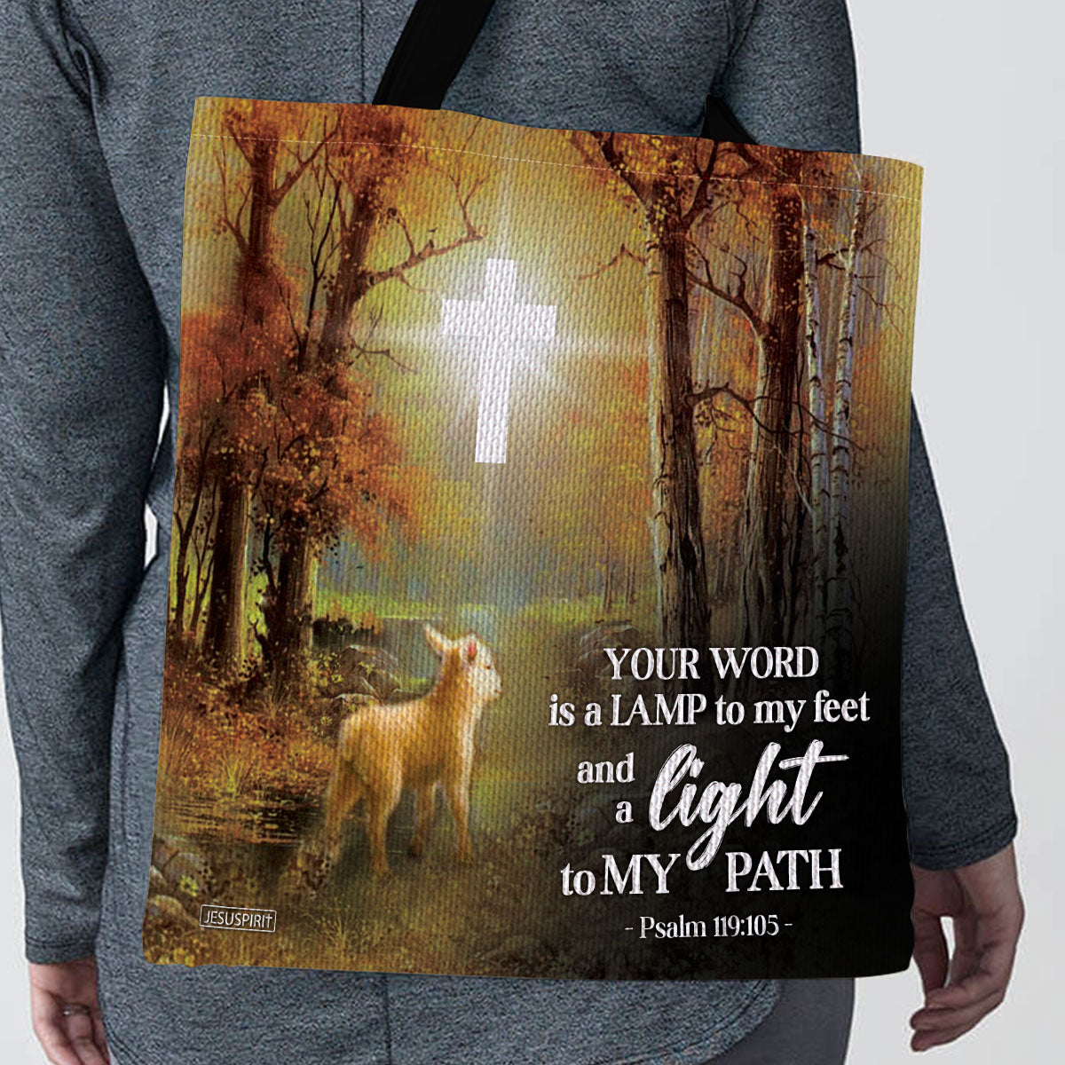 Your Word Is A Lamp - Christian Tote Bag GTTJS10185