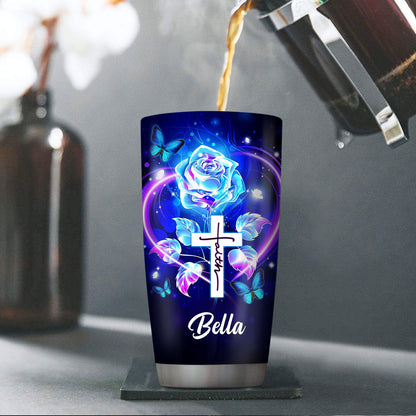 Faith Over Fear - Personalized Stainless Steel Tumbler