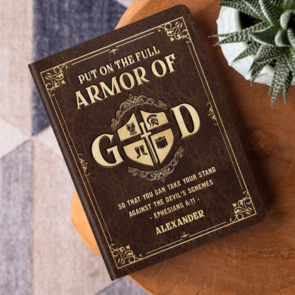 Armor Of God - Personalized Leather Prayer Journal GMJSNB200116