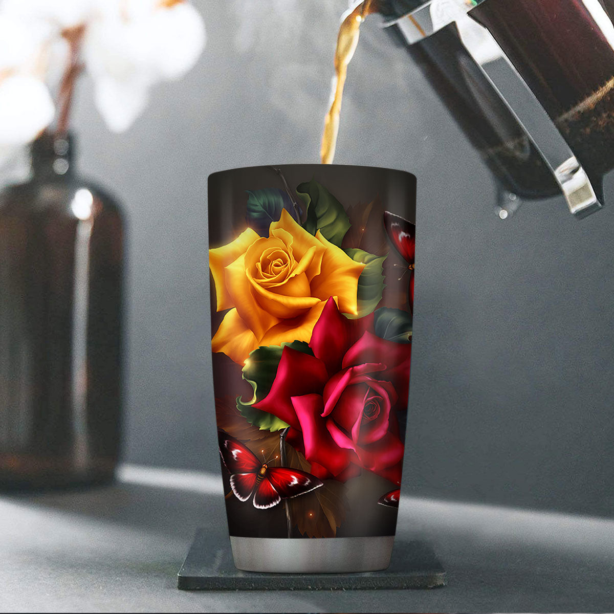 Not Luck Just Blessed - Personalized Stainless Steel Tumbler