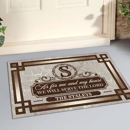 Bible Verse - Personalized Doormat for Home GDMJS10038