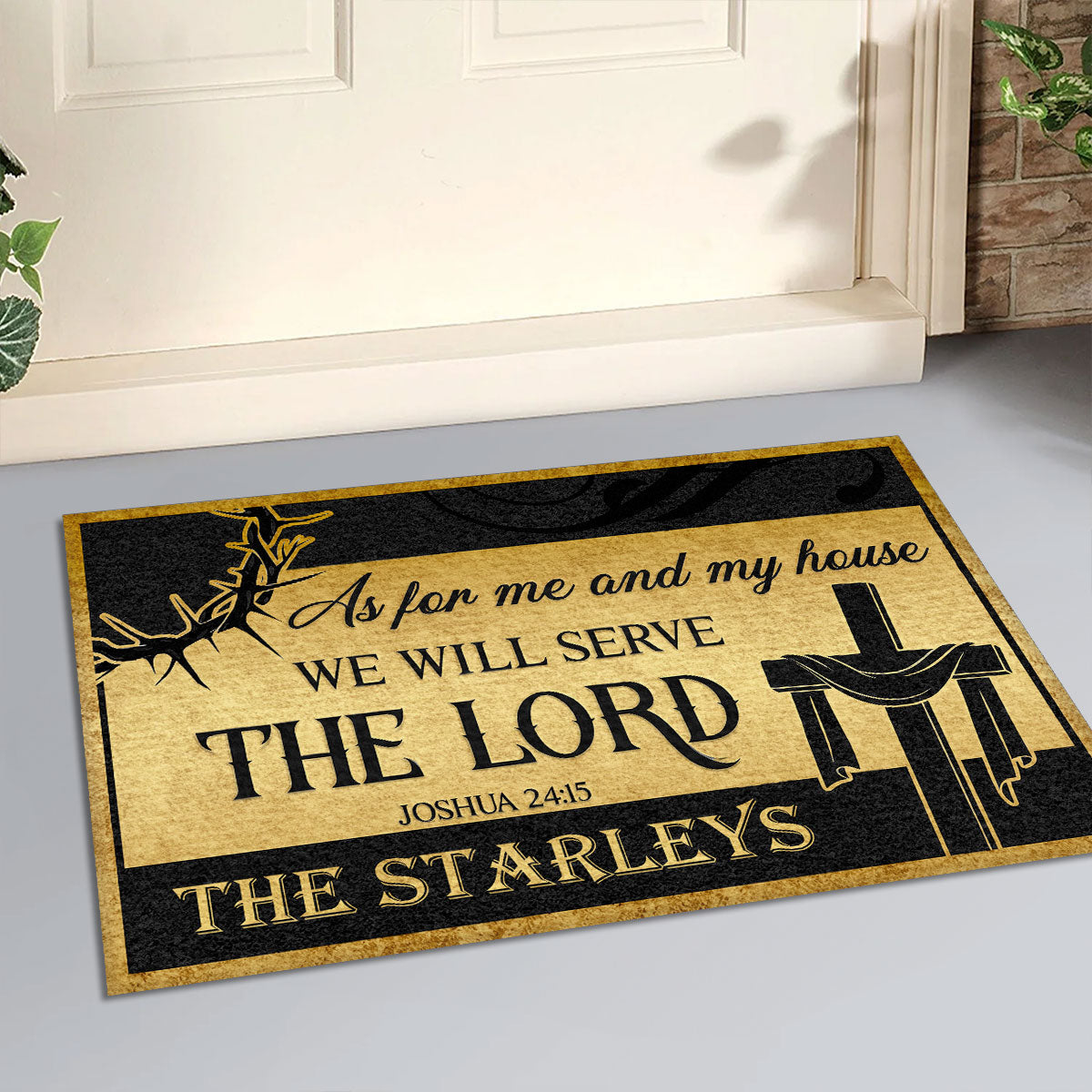 Faith Quote - Personalized Doormat for Home