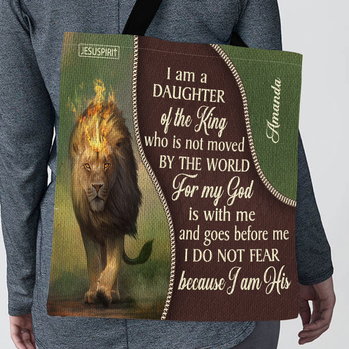 For My God Is With Me - Personalized Tote Bag GTTJS10118