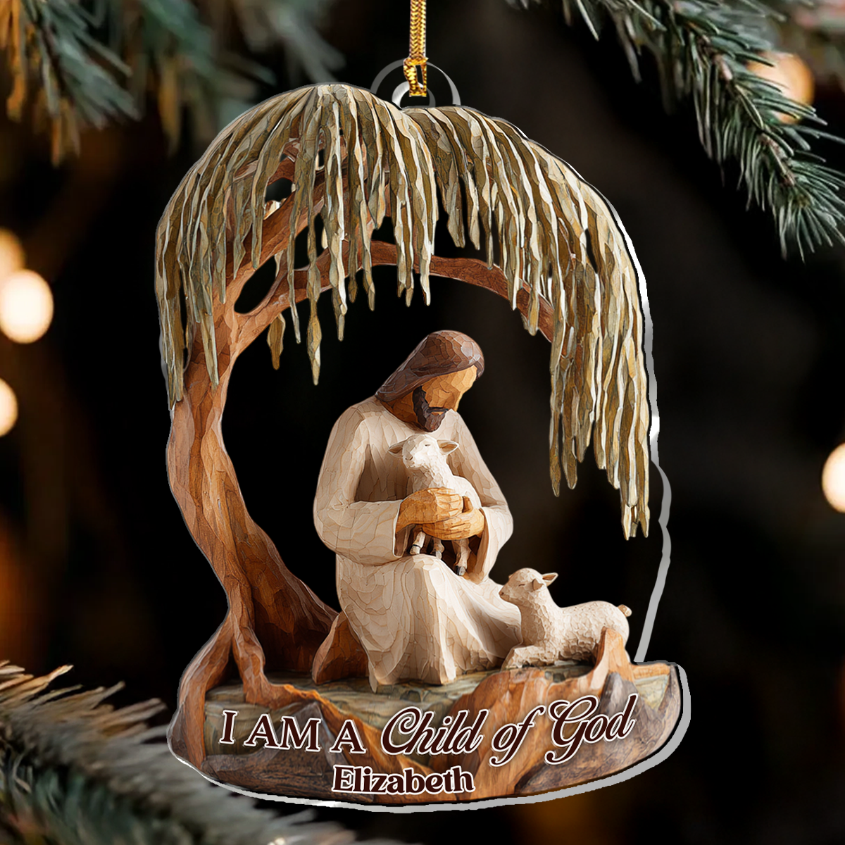 Child Of God - Personalized Acrylic Ornament GOJS10332
