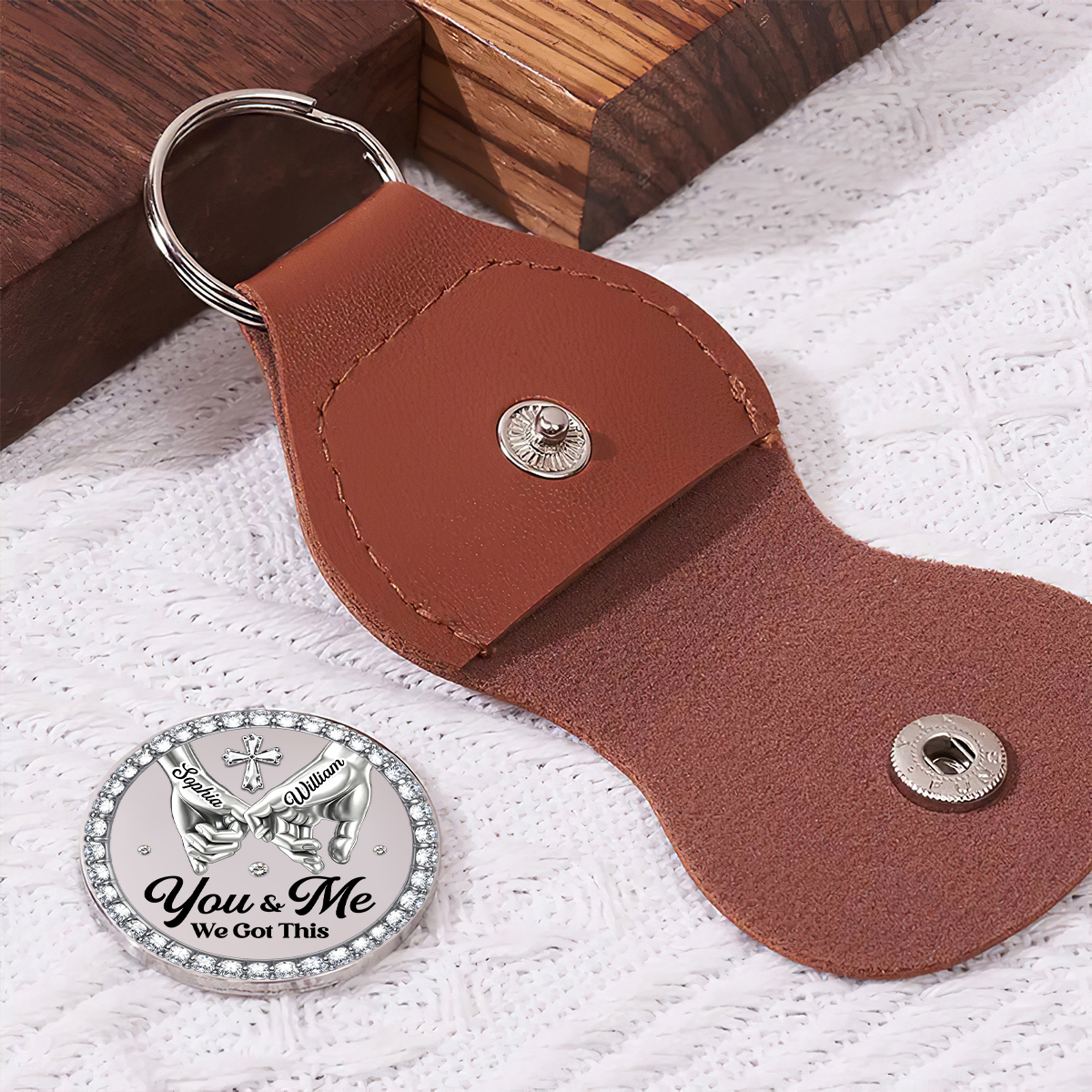 Choose You Over Again - Personalized Pocket Hug For Couples