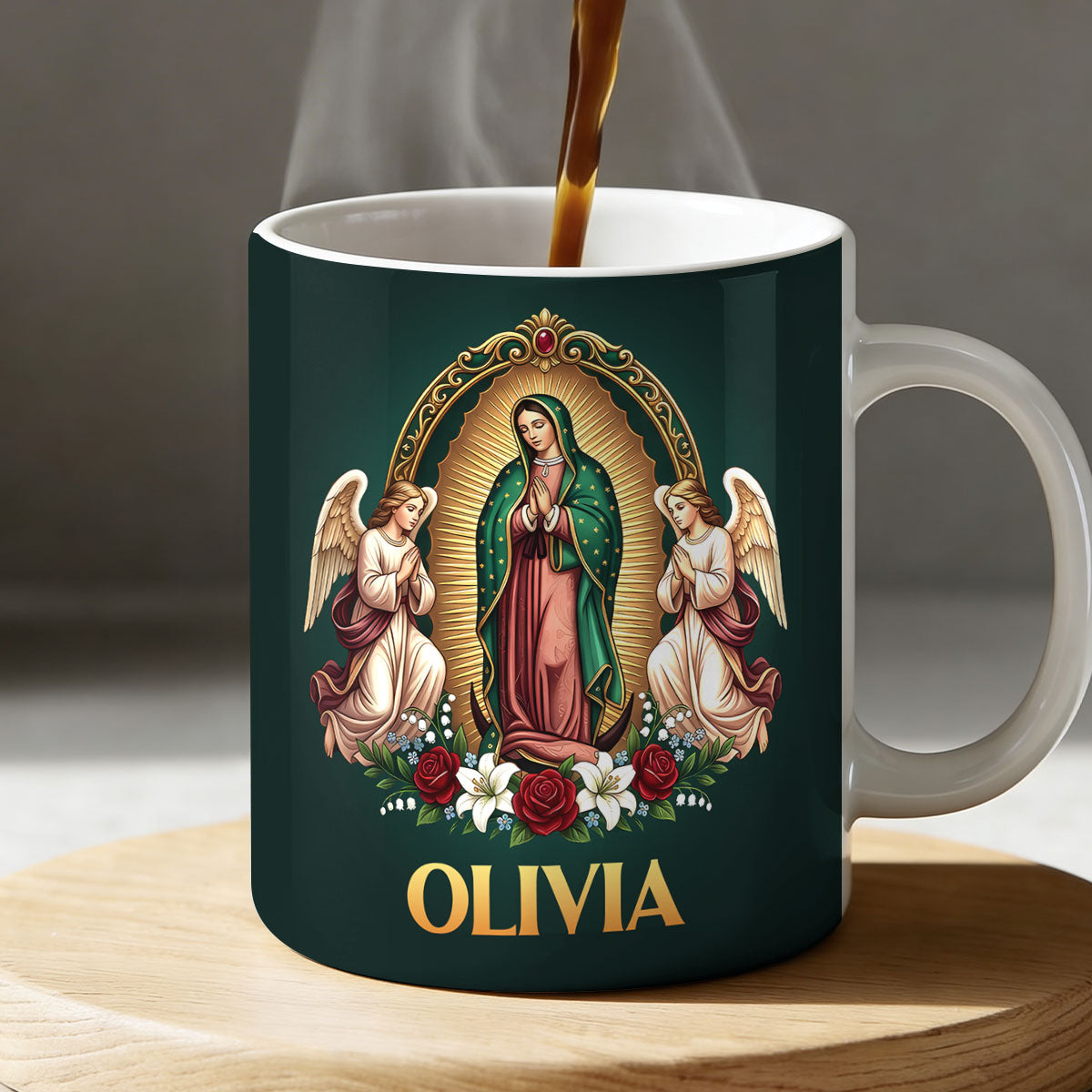 Our Lady of Guadalupe Gift for Mom - Personalized Coffee Mug