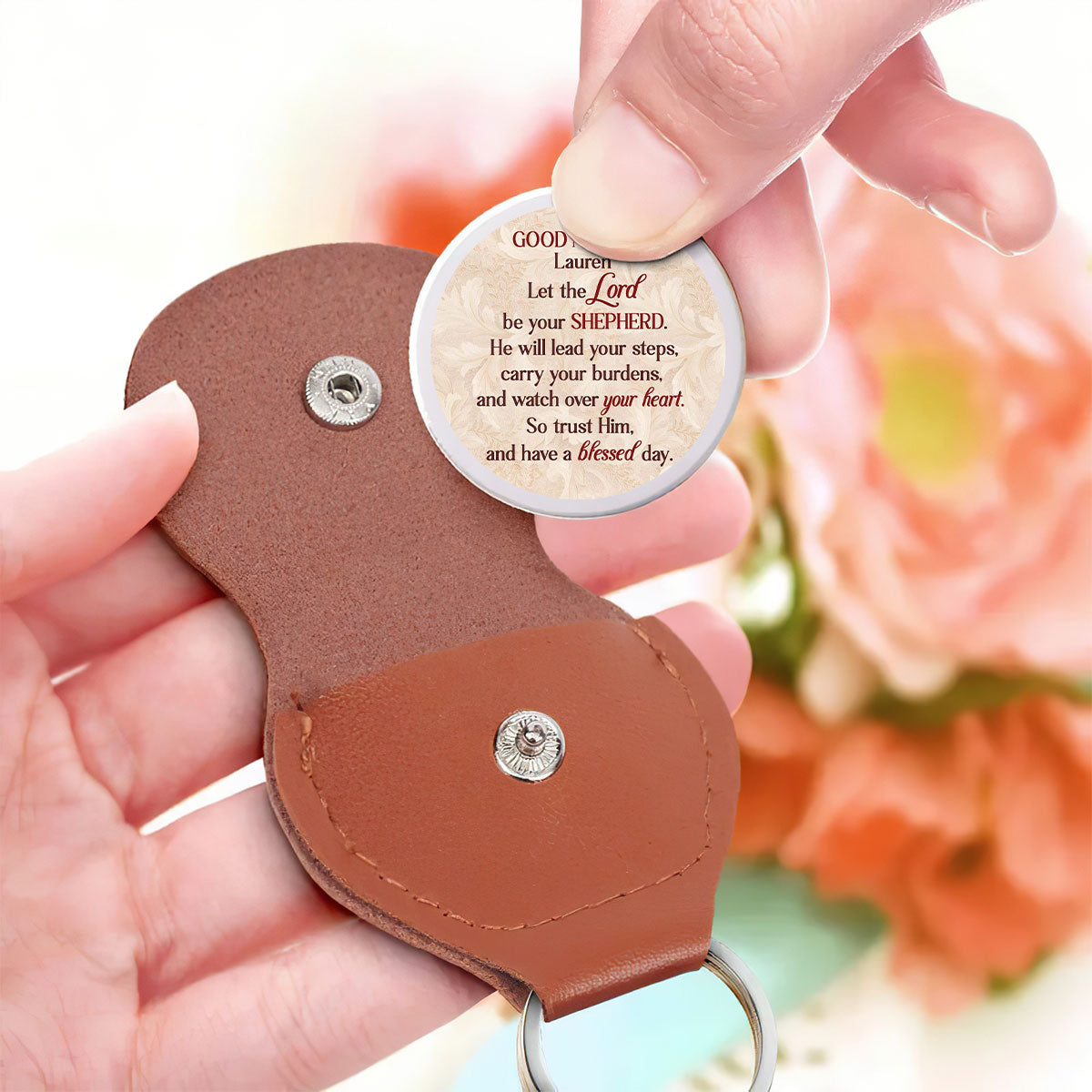 Let The Lord Be Your Shepherd - Personalized Pocket Hug